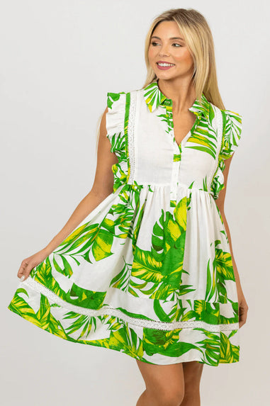 Palm leaf dress