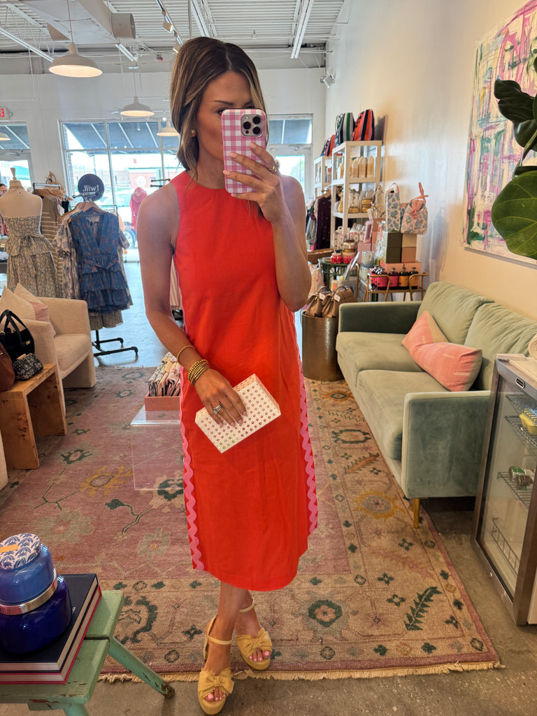 Ric rac trim midi