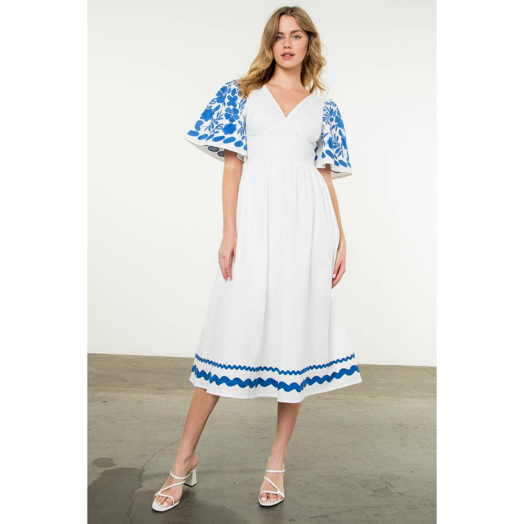 Parker embroidered dress