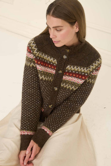 FAIR ISLE BUTTON CARDIGAN