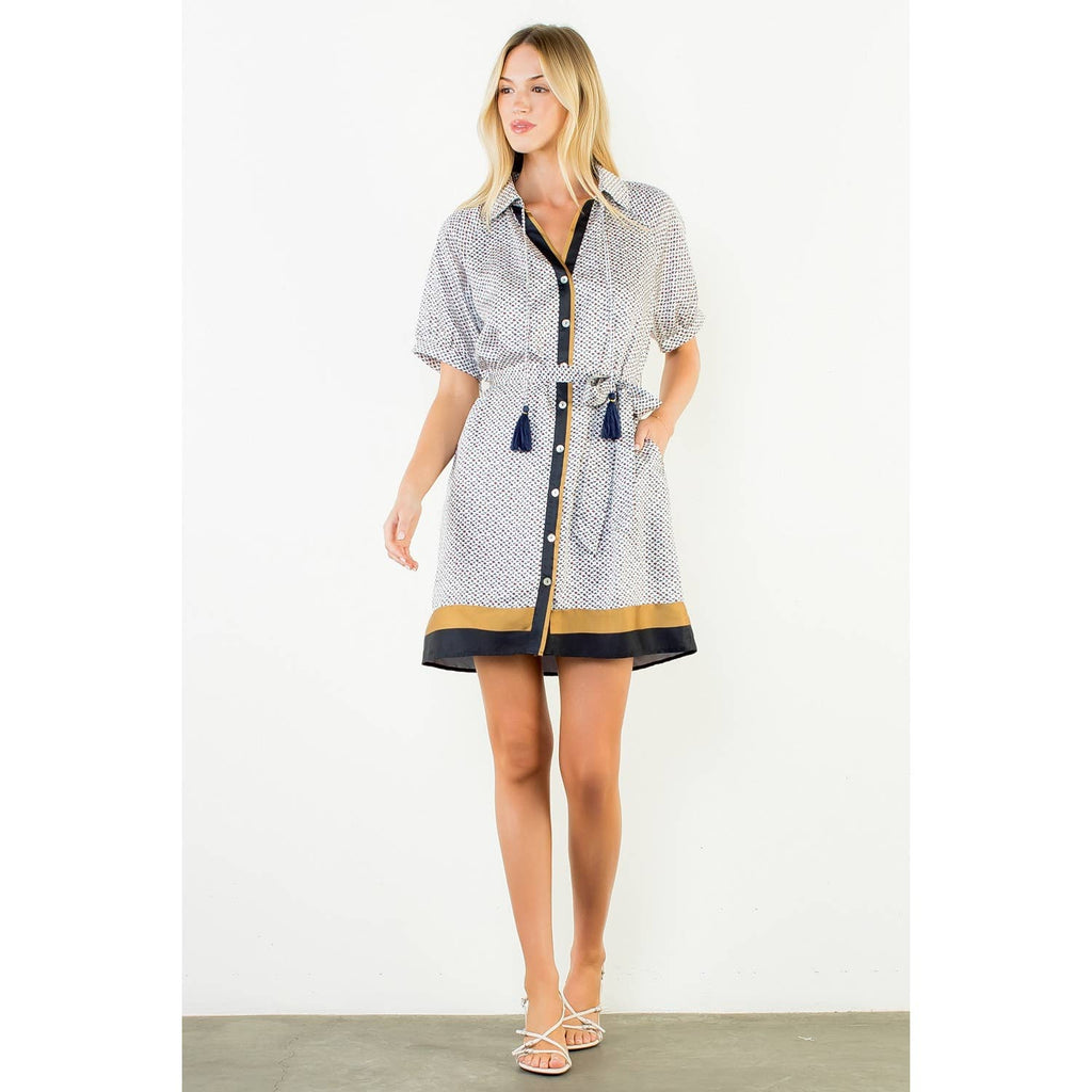 Paige Pattern Short Dress