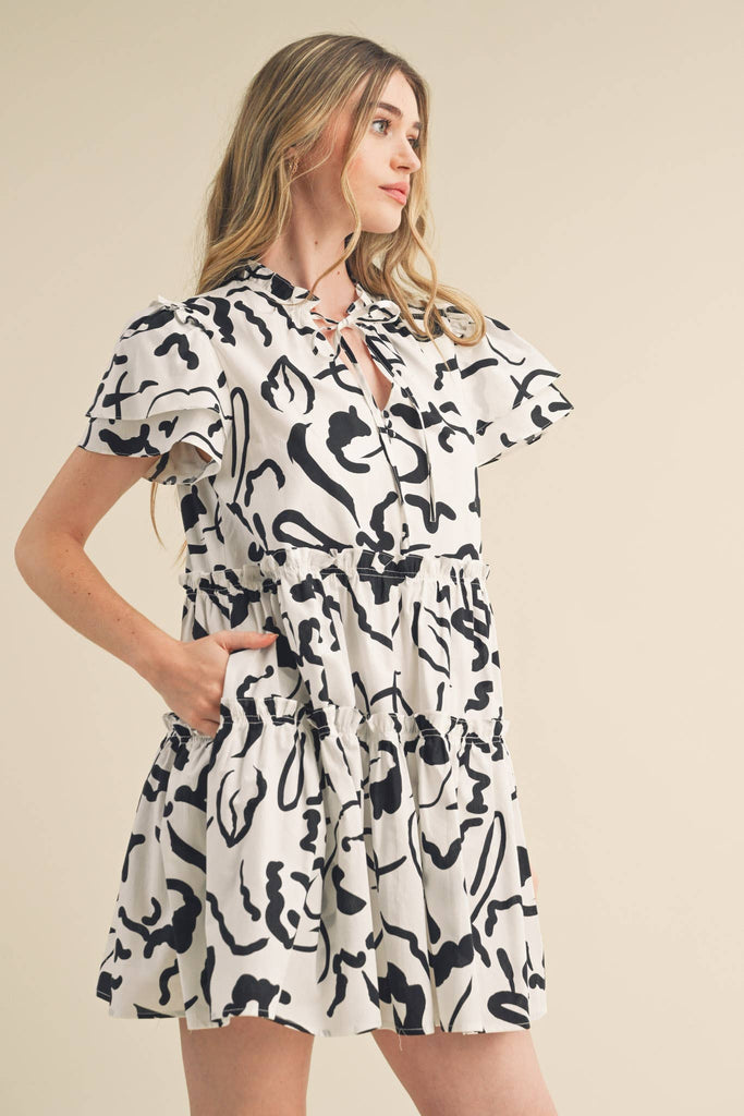 Madeline printed dress