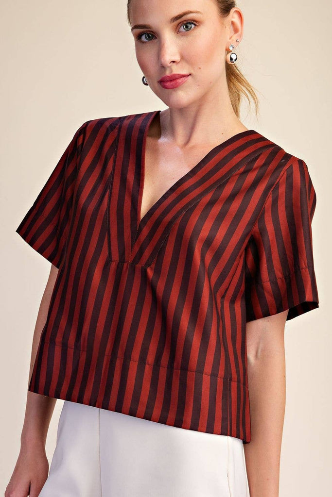 Emett stripe top