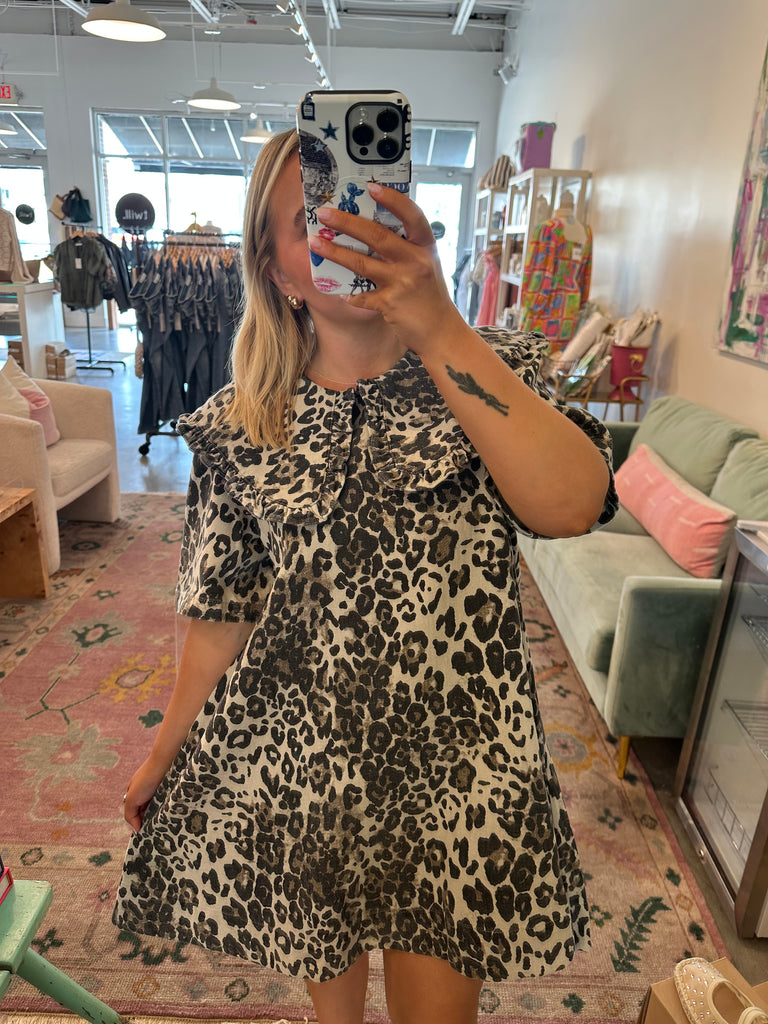 Lane leopard dress