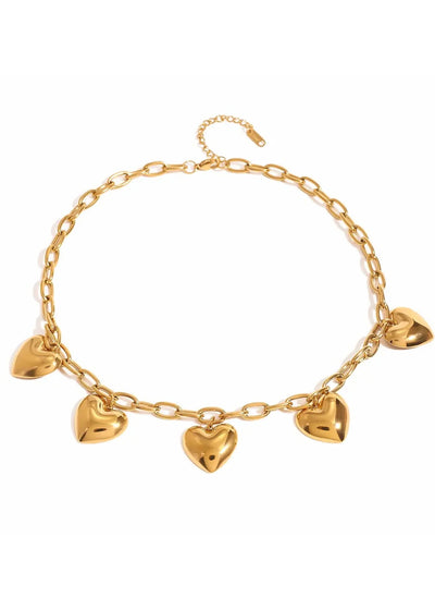 heart charm necklace