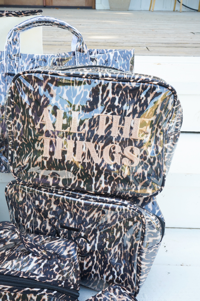 All the Things Leopard bag
