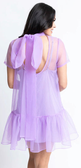 Norah organza dress lilac