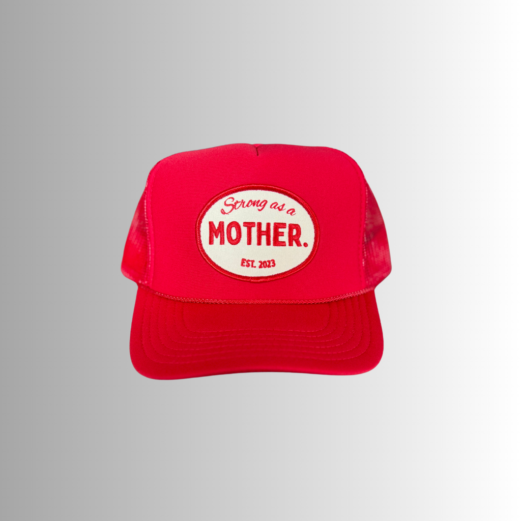 VINTAGE Mother Patch Hat - Red