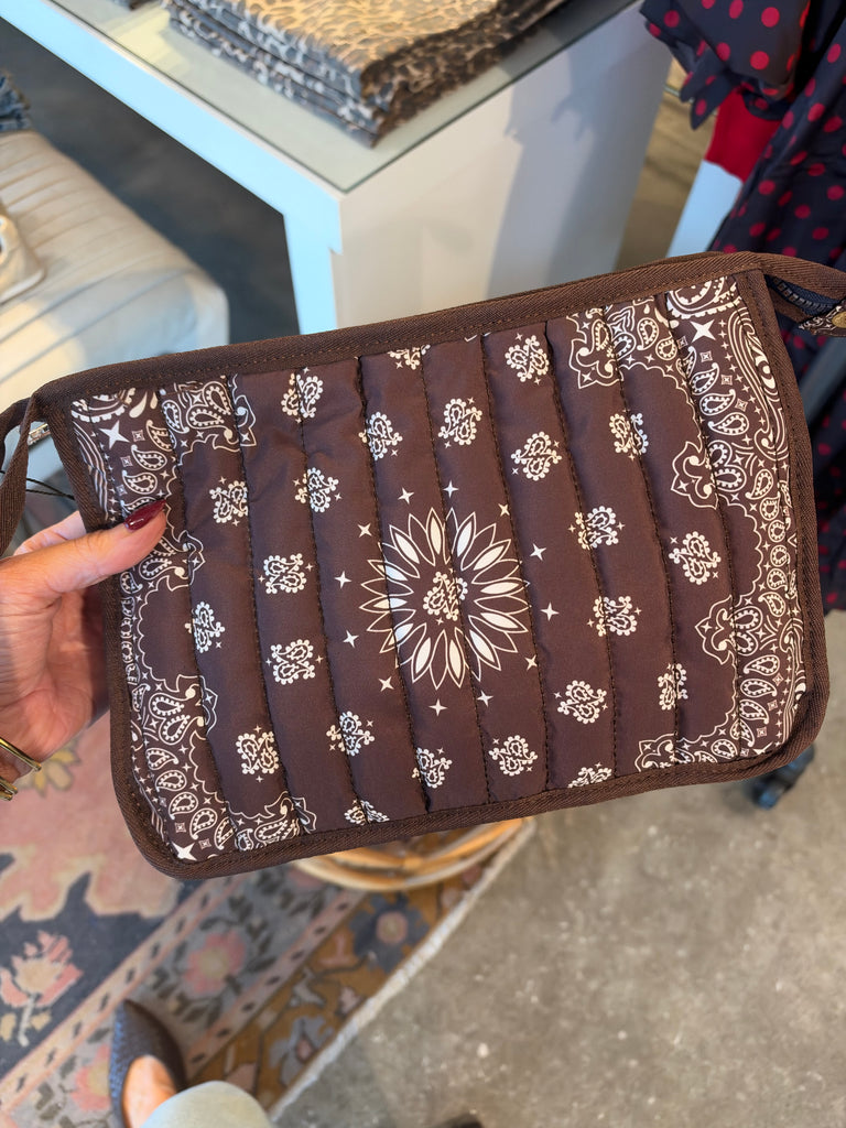 Bandana clutch pouch