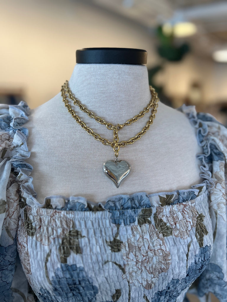 WRAP HEART NECKLACE