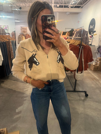 Horse Cardigan cotton