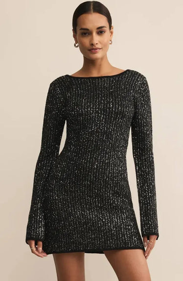 La Marca sequin dress