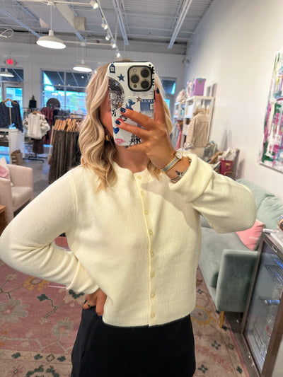 Medina cardigan yellow