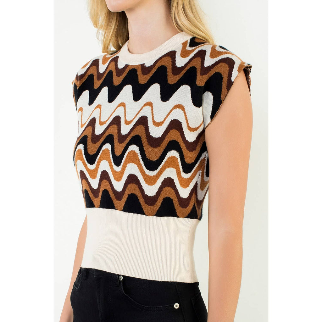Abstract Vest Top