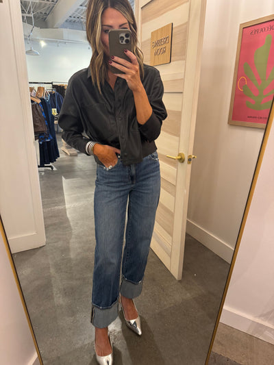 All day faux leather jacket