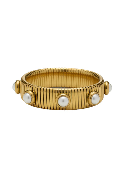 pearl tube bracelet