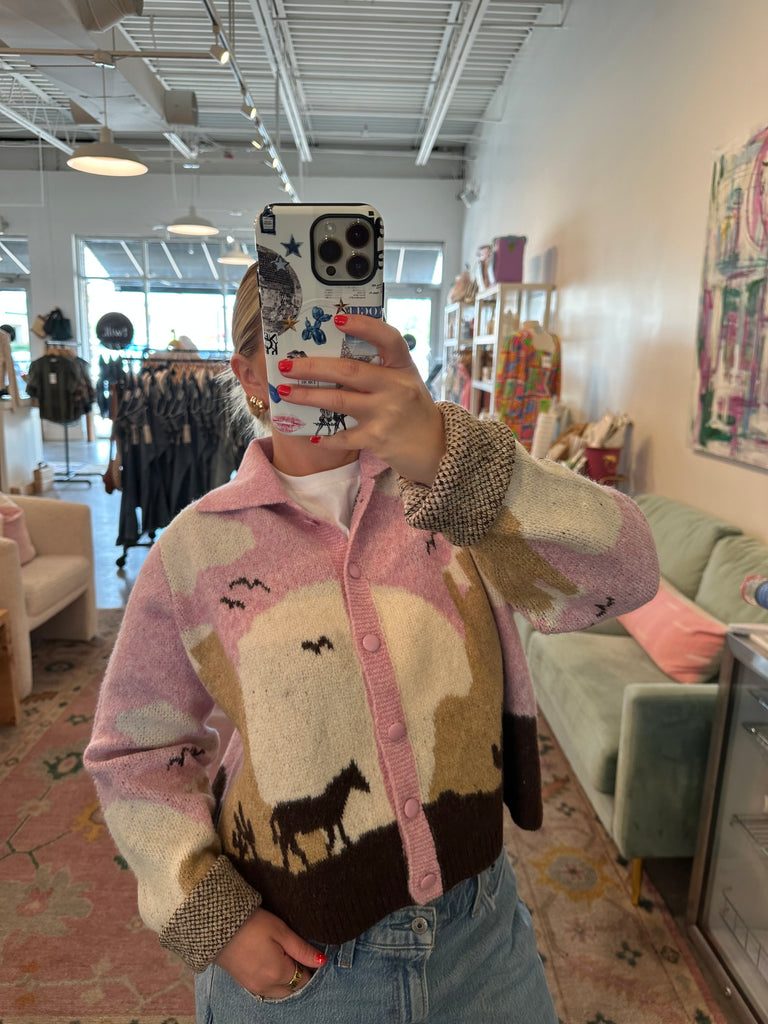 Giddy up cardigan