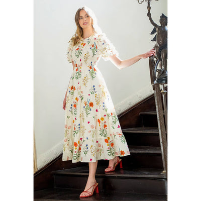 Donnie smocked top maxi