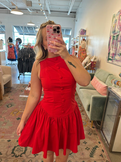 Dinah button dress