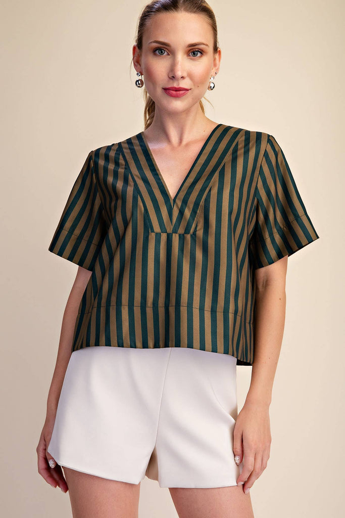 Emett stripe top