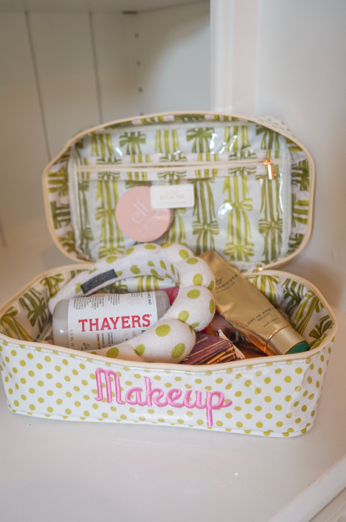 Chartreuse Polka Dot makeup