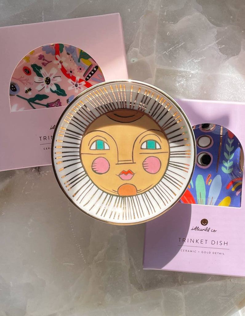 Butterfly Garden Porcelain Trinket Dish