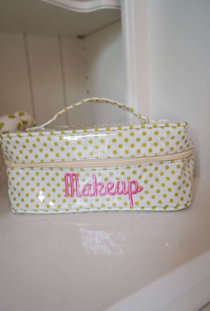 Chartreuse Polka Dot makeup