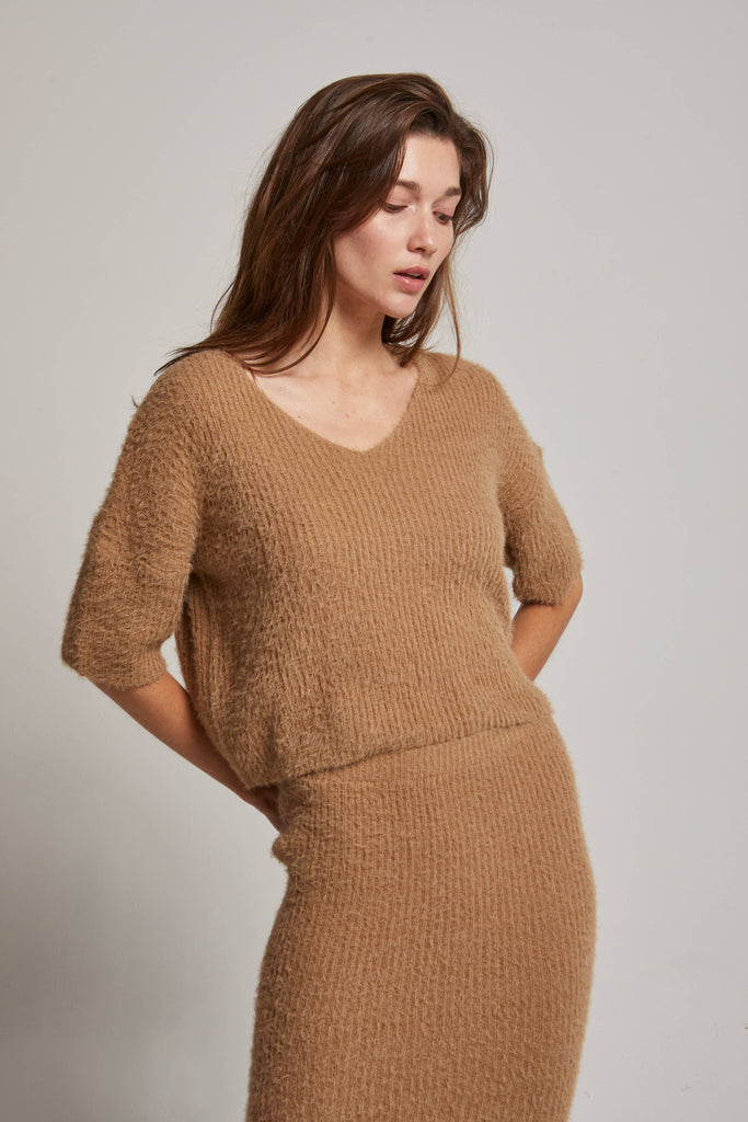 June Top and Midi Skirt Set