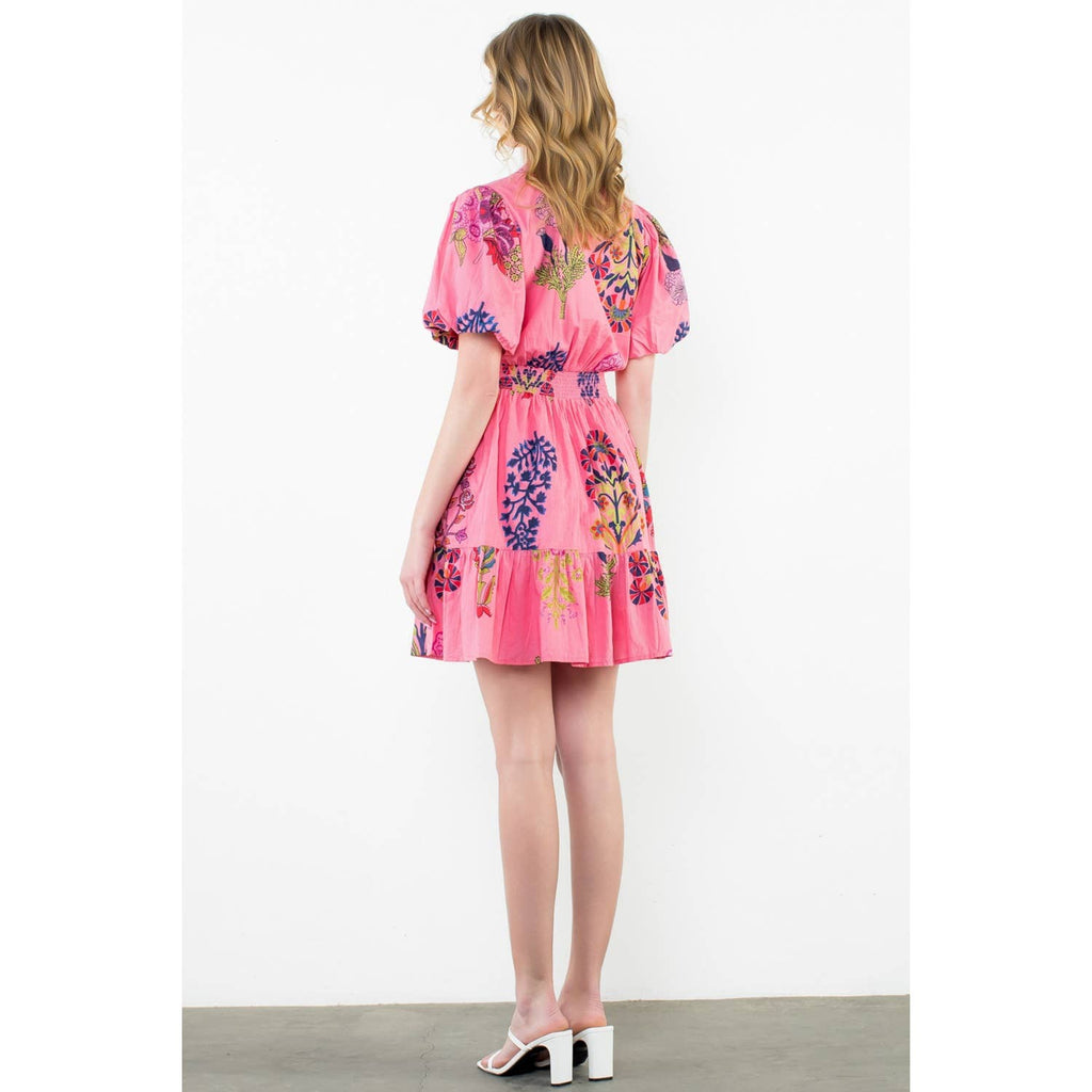 Viola smocked waist dress