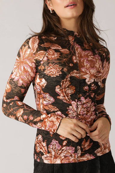 Floral lace top IT13278