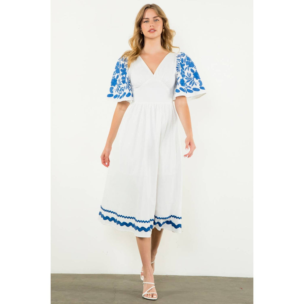 Parker embroidered dress
