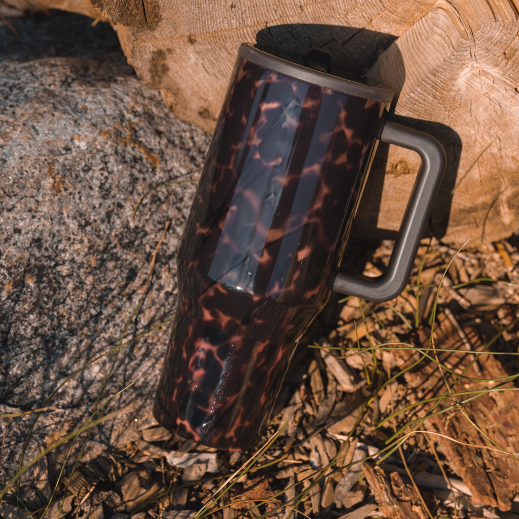 Mocha Tortoise HydroJug 40 oz