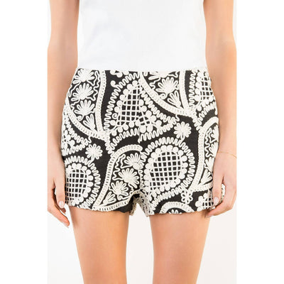 Embroidered Shorts