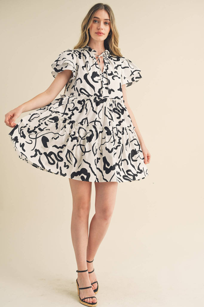 Madeline printed dress