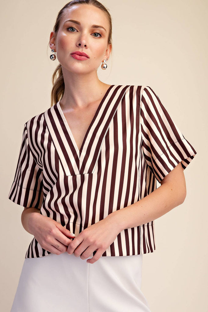 Emett stripe top