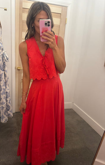 Gracelyn set red