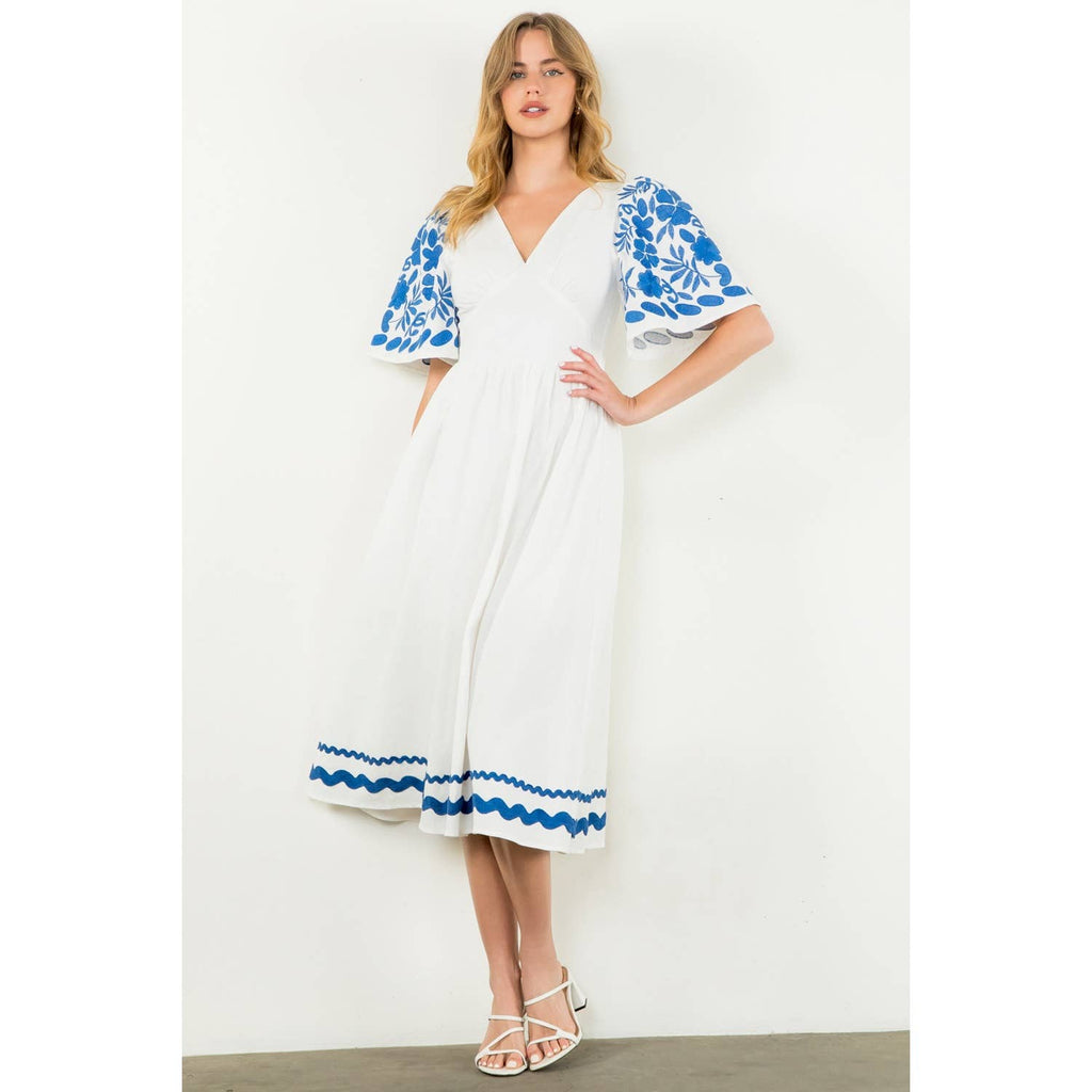 Parker embroidered dress