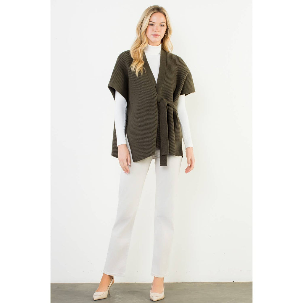 Dillon sleeveless cardi