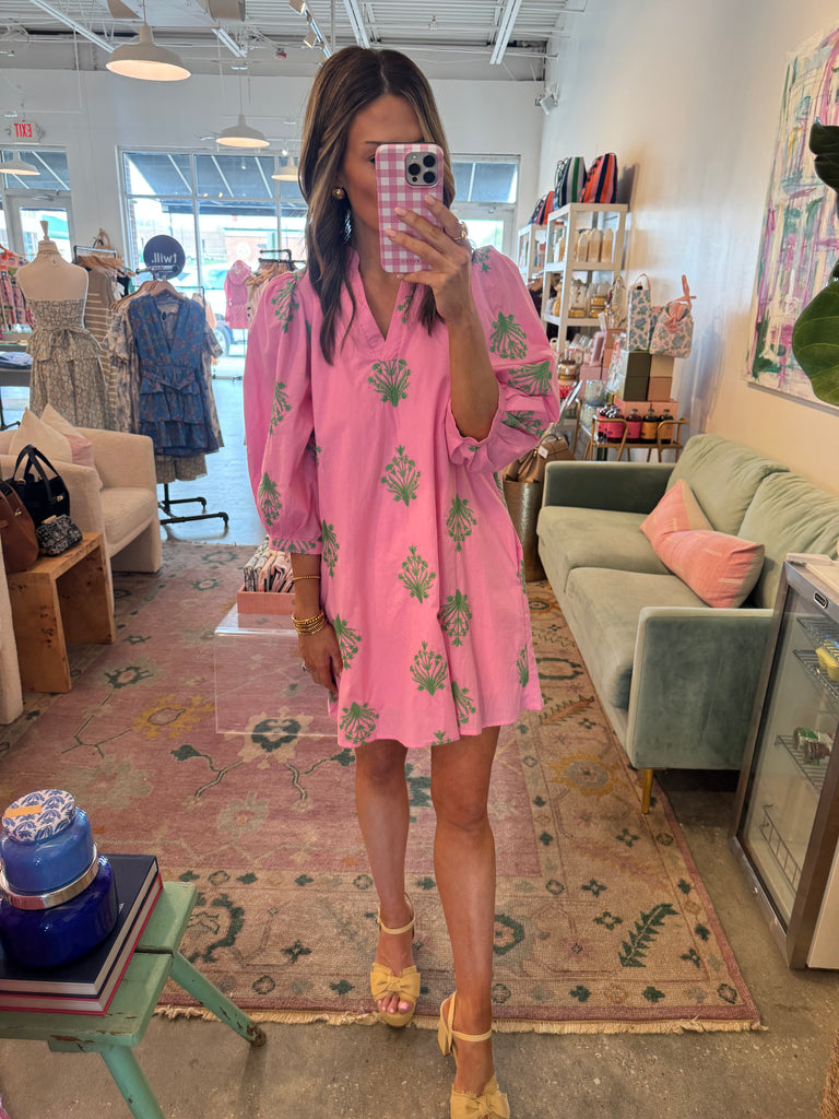 Neve embroidered dress