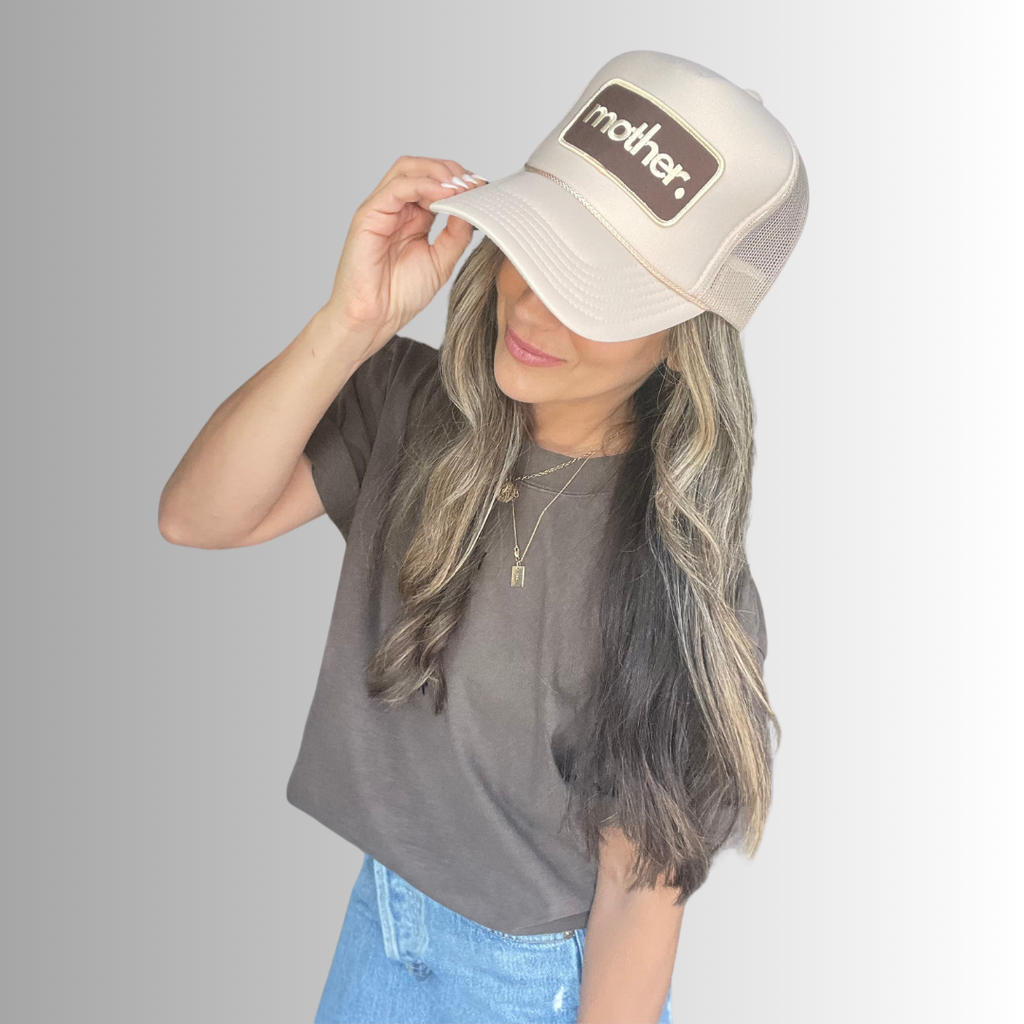 Mother Patch Trucker Hat - Sand