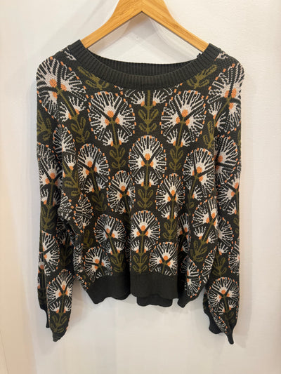 Keely printed sweater