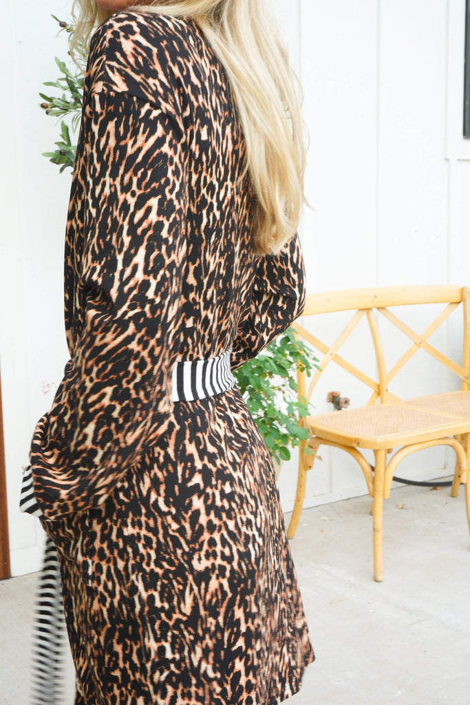 Luxe Leopard Robe