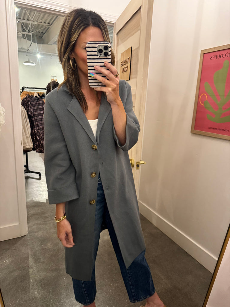 Collared Button Up Cardigan