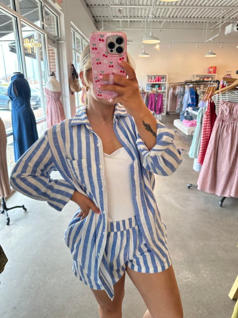 Saturdays stripe shirt