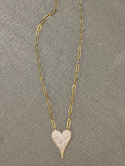 Jumbo heart necklace