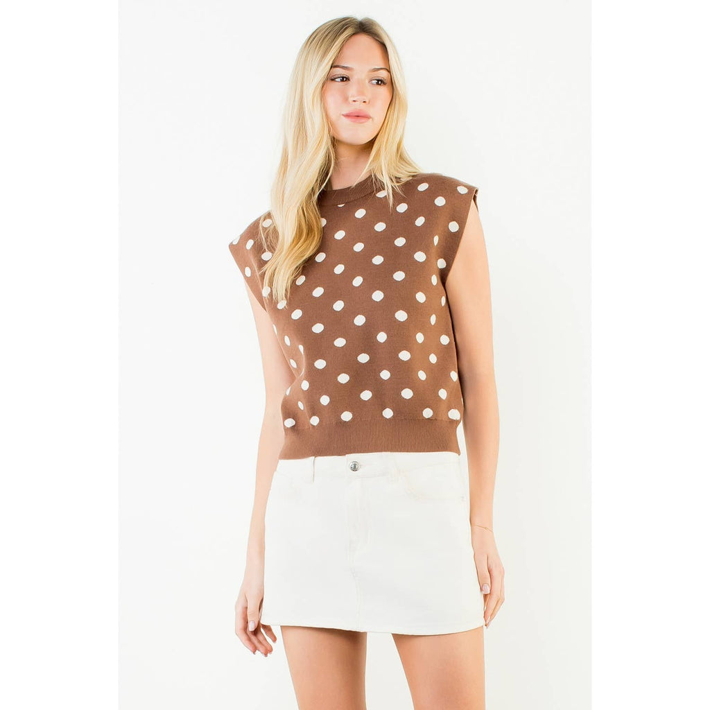 Minnie Polka Dot Top