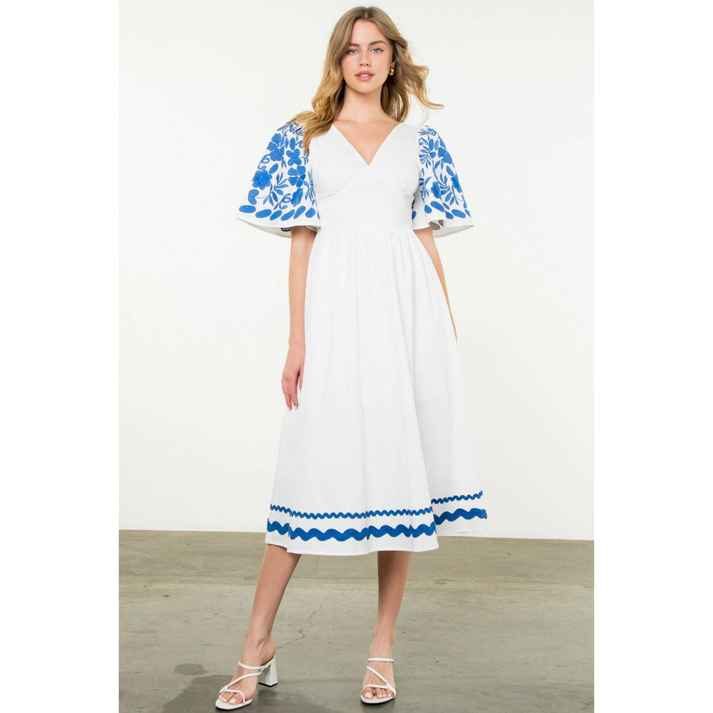 Parker embroidered dress