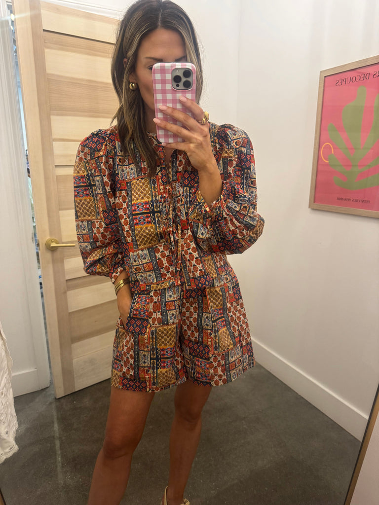 Quilted tie top