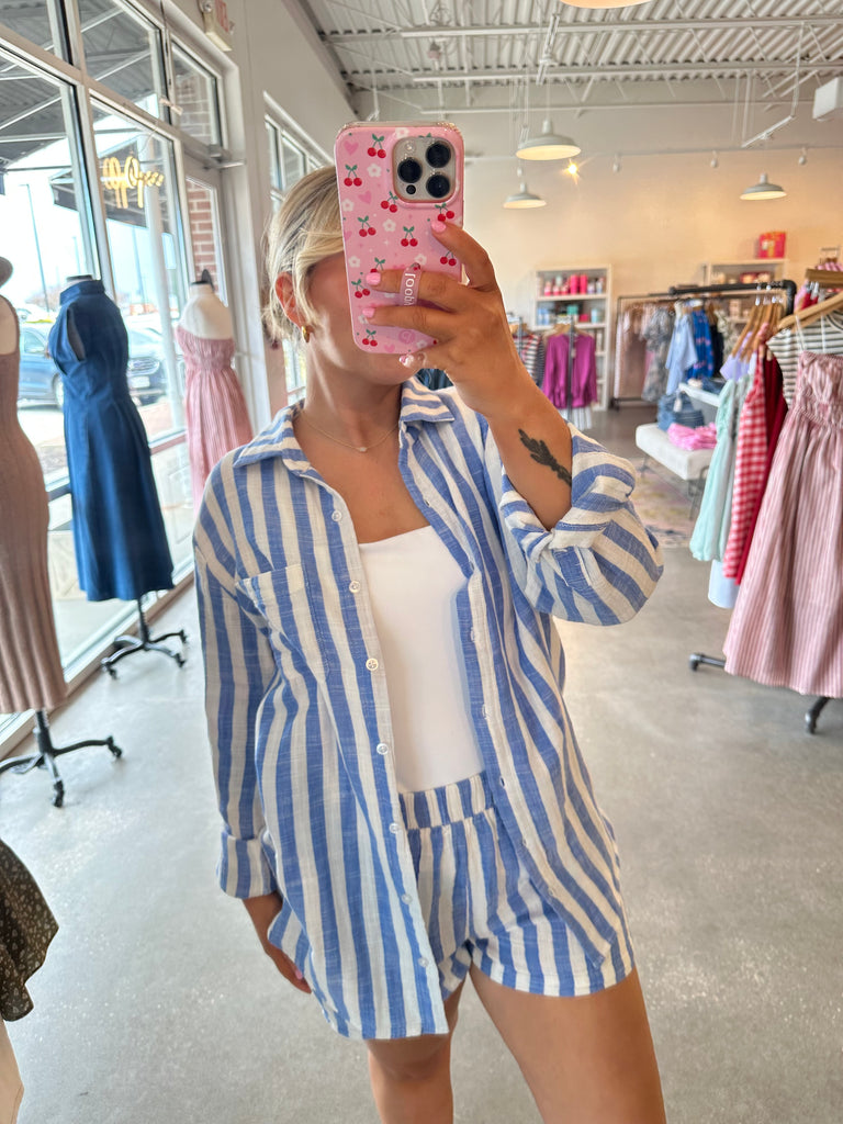 Saturdays stripe shirt