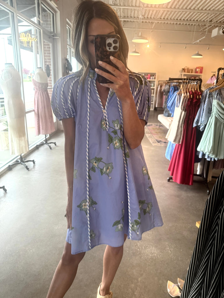 Etta block print dress